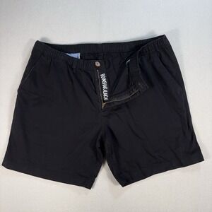 Chubbies 7" Khakinators Chino Shorts Men's 2XL Black Stretch Pocket Golf *READ*